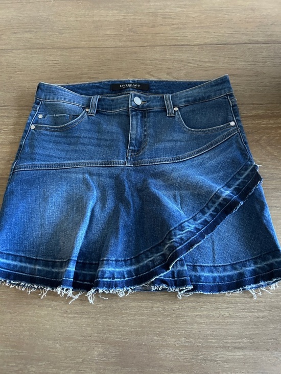 Dresses & Skirts - Liverpool mini Jean skirt, size 6